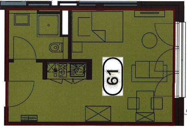 Ab sofort – tolle, möblierte 1-Zimmer-Wohnung, 90763 Fürth (Südstadt Weikershof)