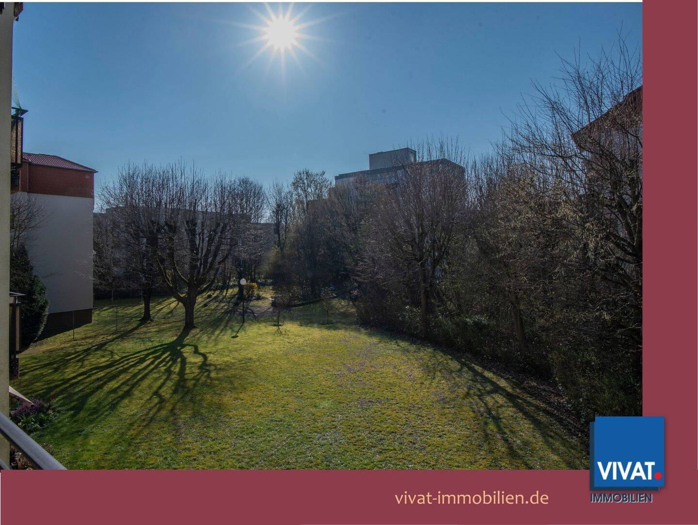 Sonnige Zweizimmerwohnung im Grünen mit Garage. Käuferprovisionsfrei!, 61449 Steinbach (Taunus)