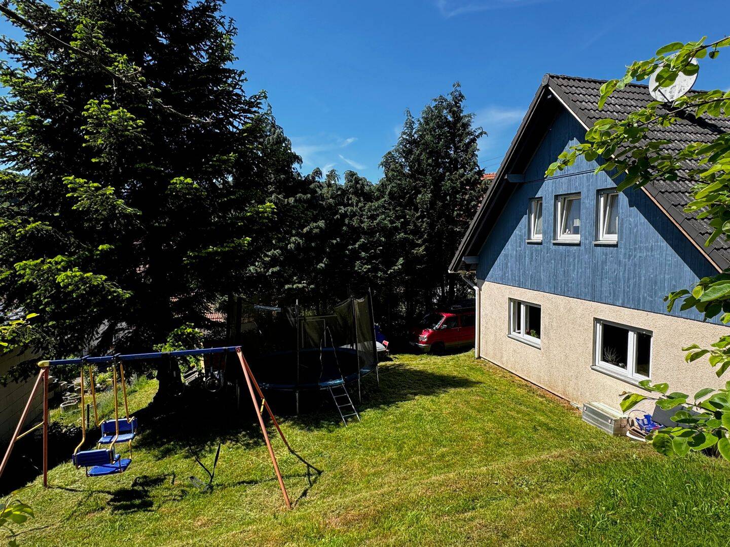 Leben in der Natur – hier ist es noch möglich. Freistehendes Einfamilienhaus, 69250 Schönau