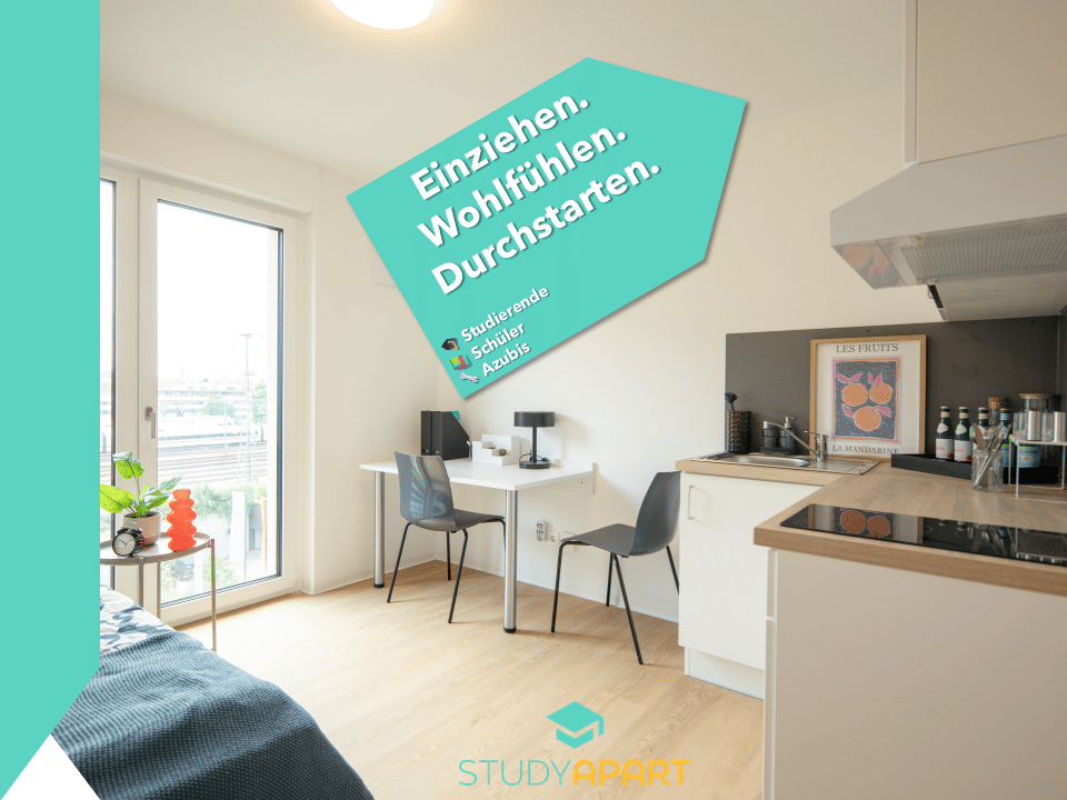 Kompakt, clever, komplett – Studentenapartment mit Stil I WE 3.06, 90402 Nürnberg (Gleißbühl Lorenz Tafelhof Tullnau Wöhrd)