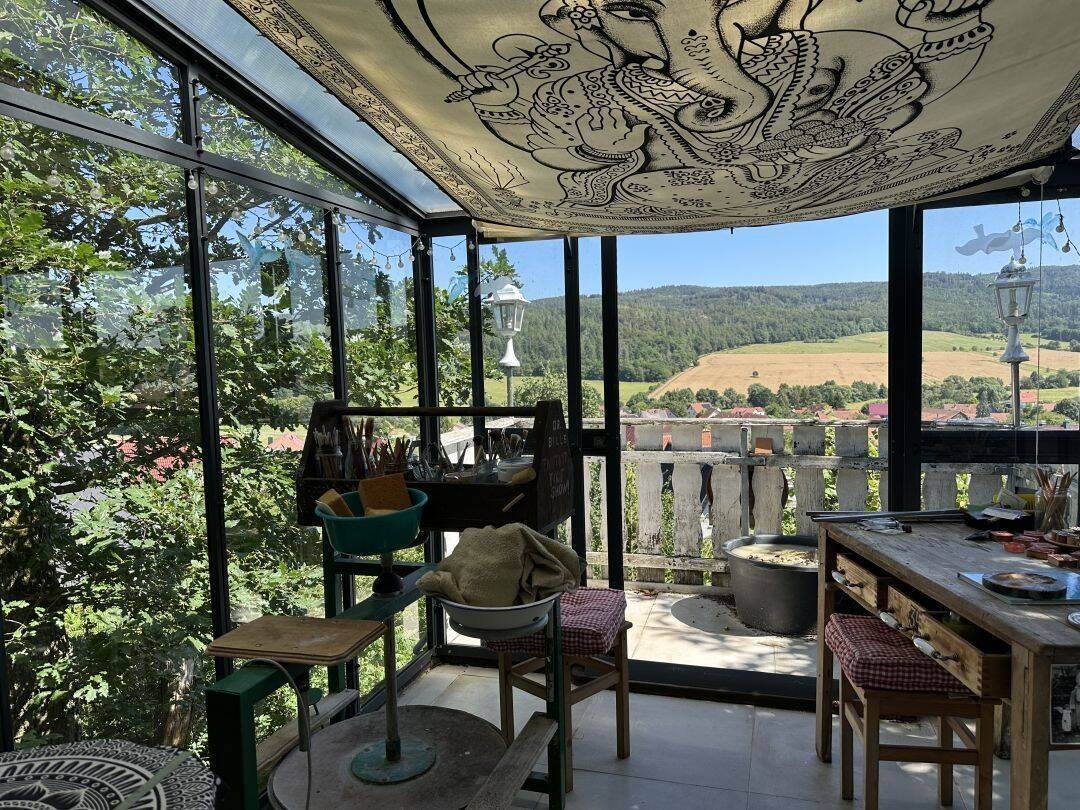 Waldbaden im eigenen Nest – kleiner Bungalow mit Fernsicht, 99834 Gerstungen