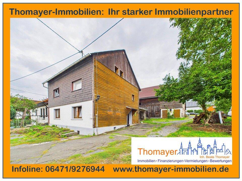 Ehemaliges Bauernhaus mit Scheune und großem Grundstück!!!, 35799 Merenberg