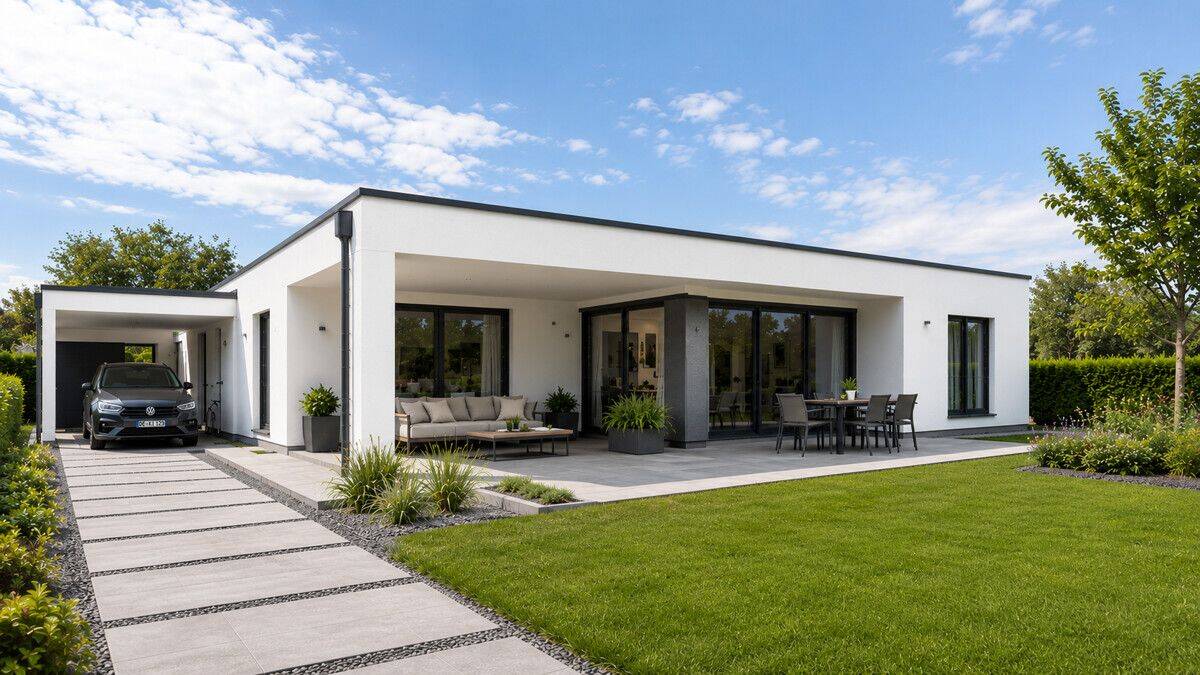 Baugrundstück oder Neubau Bungalow “Mühlhardt”, 57439 Attendorn
