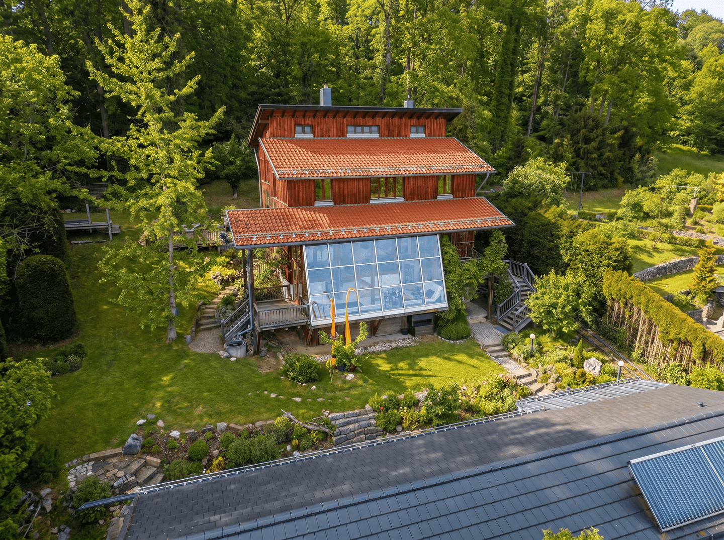 Architektenhaus in Hanglage am Starnberger See, 82340 Feldafing