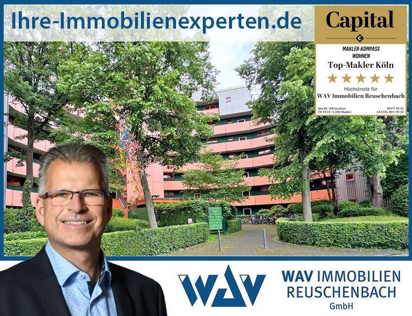 Großzügige Wohnung mit Loggia und Tiefgaragenstellplatz in Lövenich (bezugsfrei), 50859 Köln (Lindenthal Lövenich Weiden Widdersdorf)