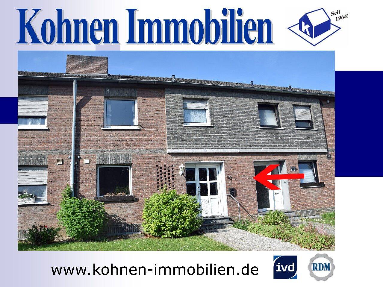 Bezugsfreies Reihenmittelhaus mit Garten und Garage in beliebter Wohnlage von 41334 Nettetal, 41334 Nettetal