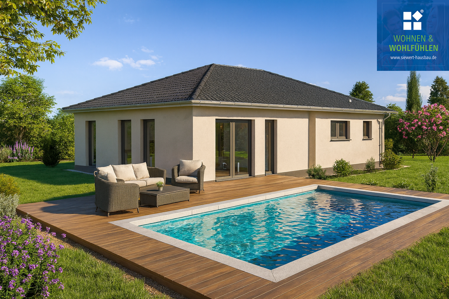 Angersdorf – Modernes kleines Bungalow inkl. Grundstück, 6179 Teutschenthal