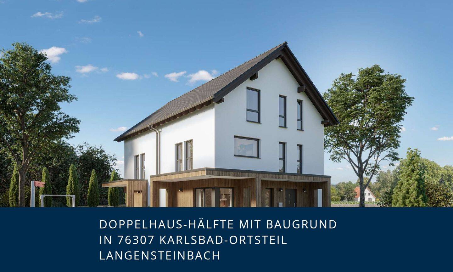 Ihr neues Doppelhaus in der Gemeinde Karlsbad – Nachhaltig & Modern 🏡, 76307 Karlsbad