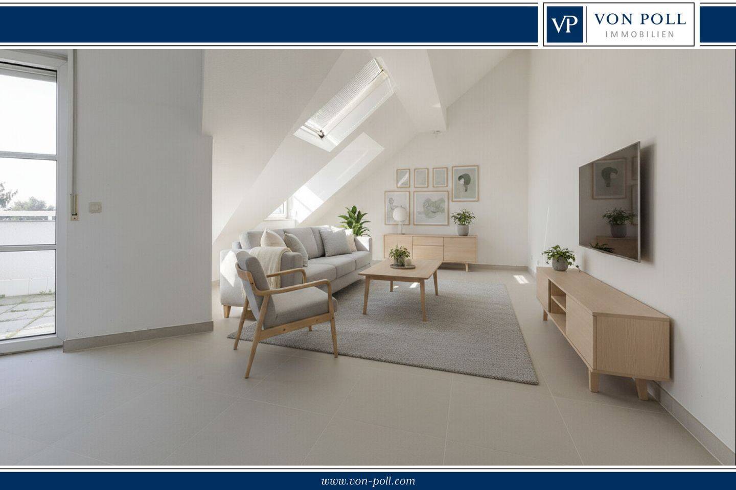 Helle und großzügige Zwei-Zimmerwohnung mit hohen Decken, 61476 Kronberg im Taunus