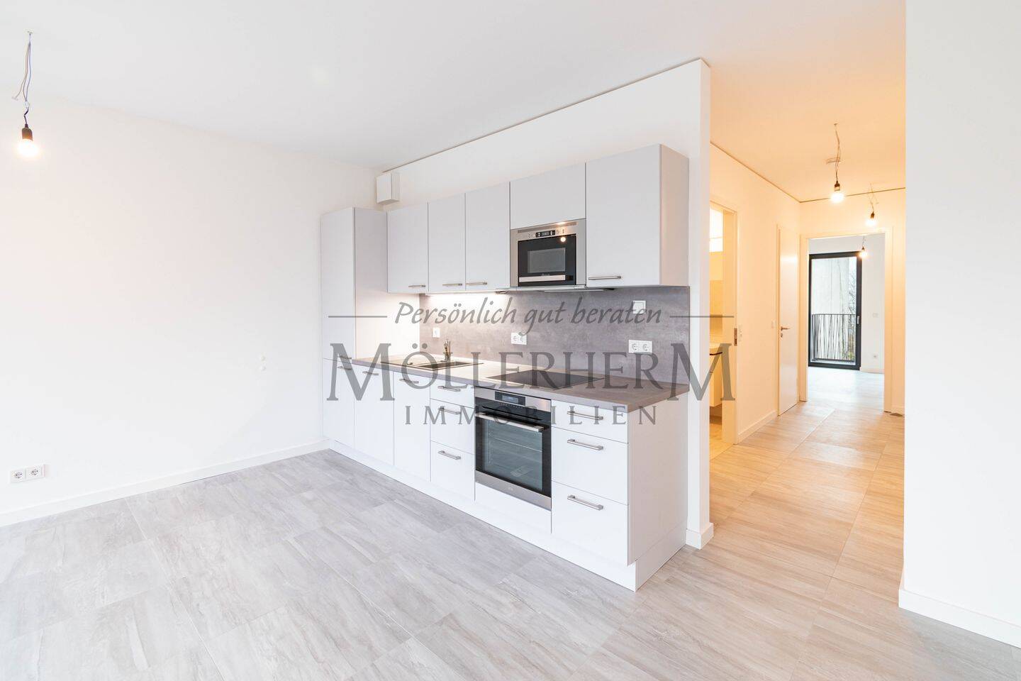 Moderne Neubauwohnung in Berlin-Mitte mit Einbauküche, 2 Balkonen und Blick ins Grüne, 10115 Berlin (Mitte Wedding)