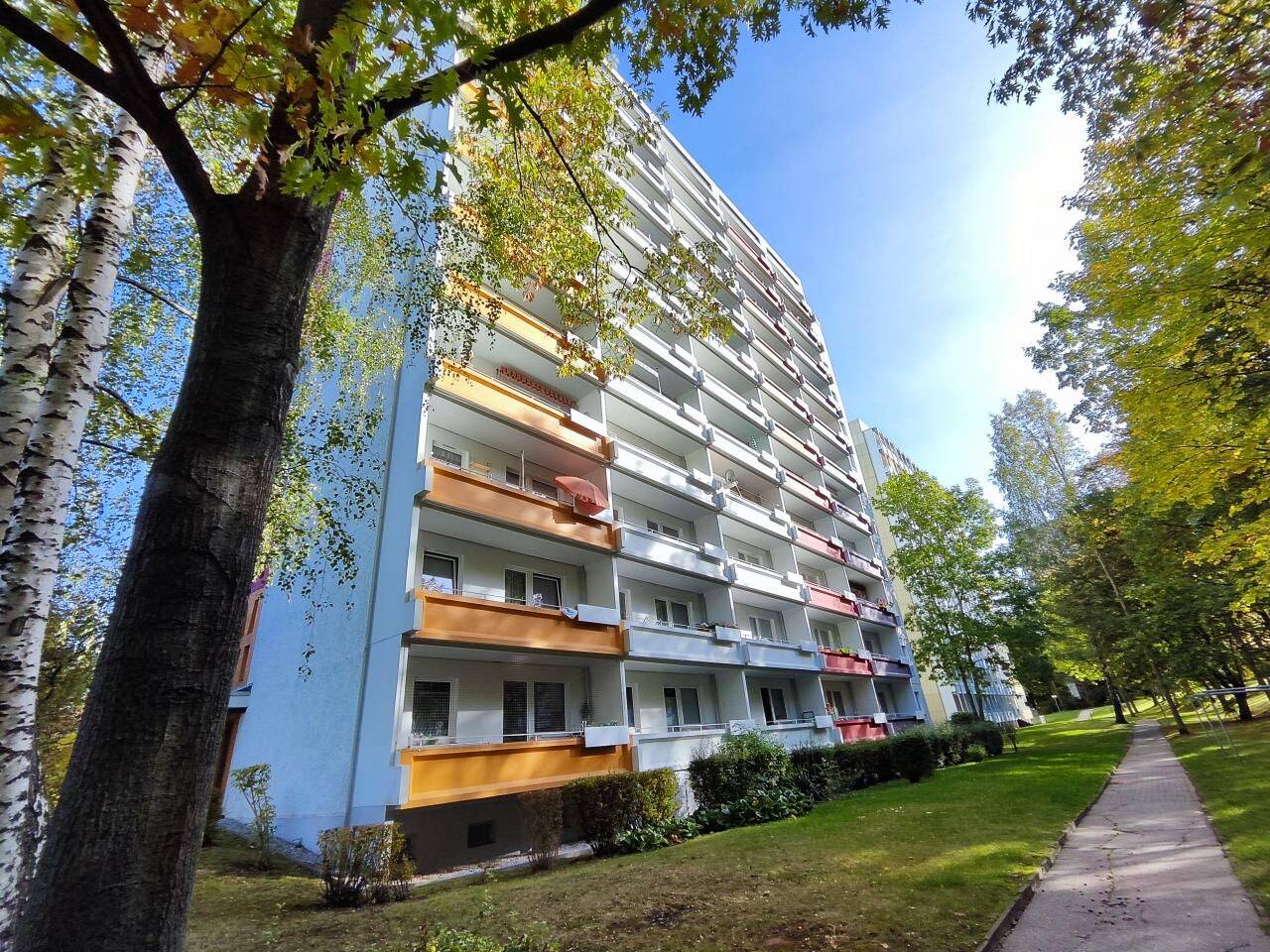 Hoch oben genießt du den besten Blick, 9122 Chemnitz (Hutholz Markersdorf Morgenleite Stelzendorf)