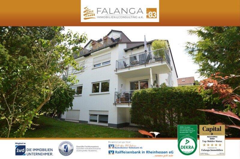 Falanga Immobilien – Frisch renovierte 3-Zimmer Wohnung mit großem Sonnenbalkon in Budenheim!, 55257 Budenheim