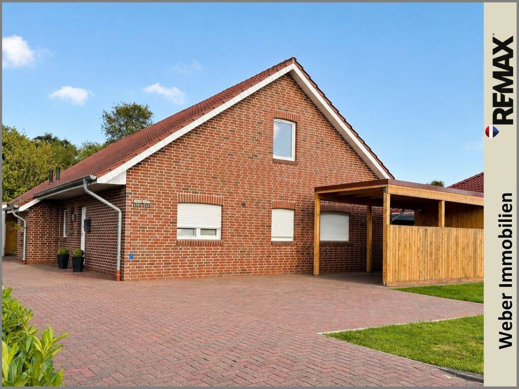 Modernes Wohnen in bester Lage! Gepflegte Doppelhaushälfte mit Terrasse & Carport, 26842 Ostrhauderfehn