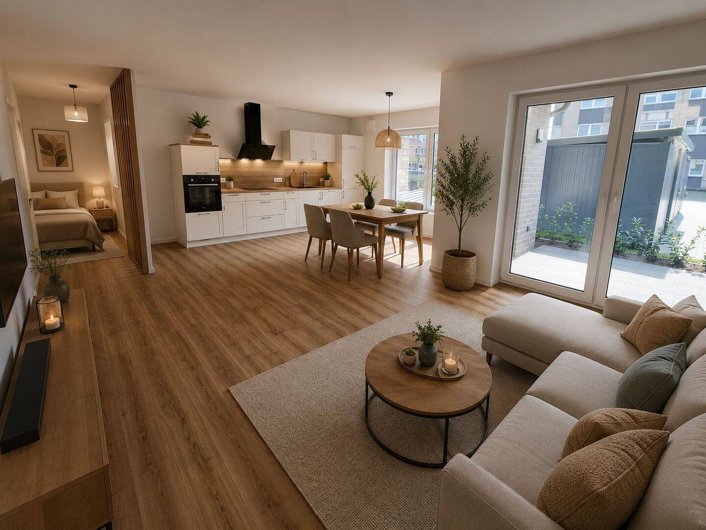 Großzügige Neubauwohnung mit Einbauküche in attraktiver Lage, 26907 Walchum