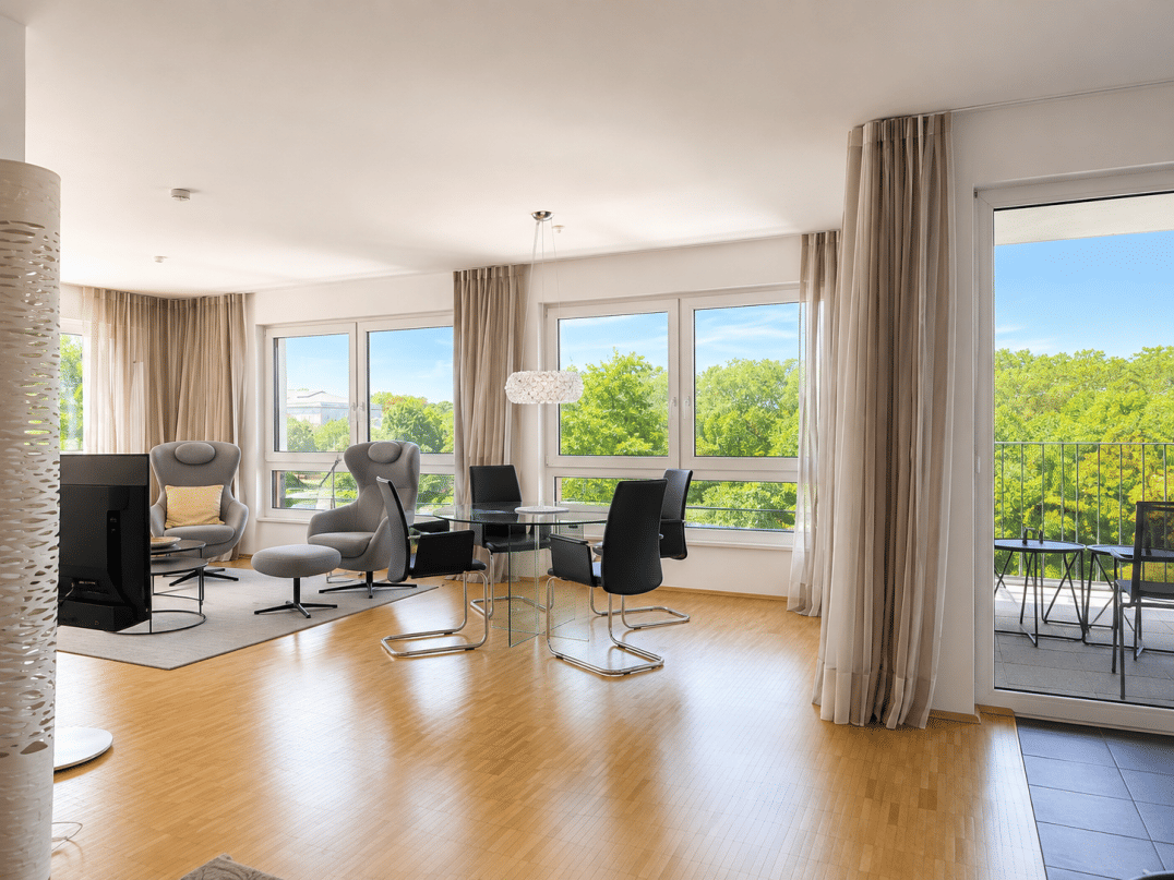 High Class. Wohnen mit Blick auf die Ruhr – vollmöbliert für drei Jahre