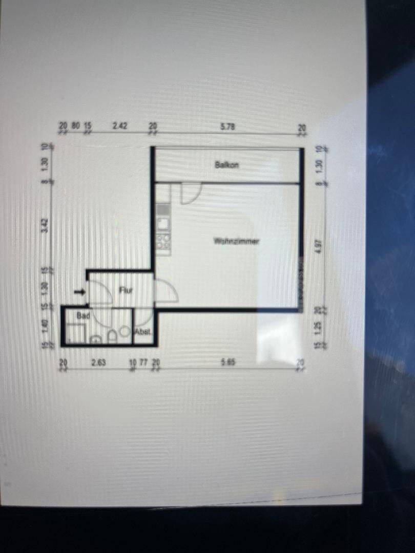Renovierte unvermieteten Einzimmerwohnung – ca. 42 m² – Wertanlage, 22417 Hamburg (Hamburg-Nord Hummelsbüttel Langenhorn)