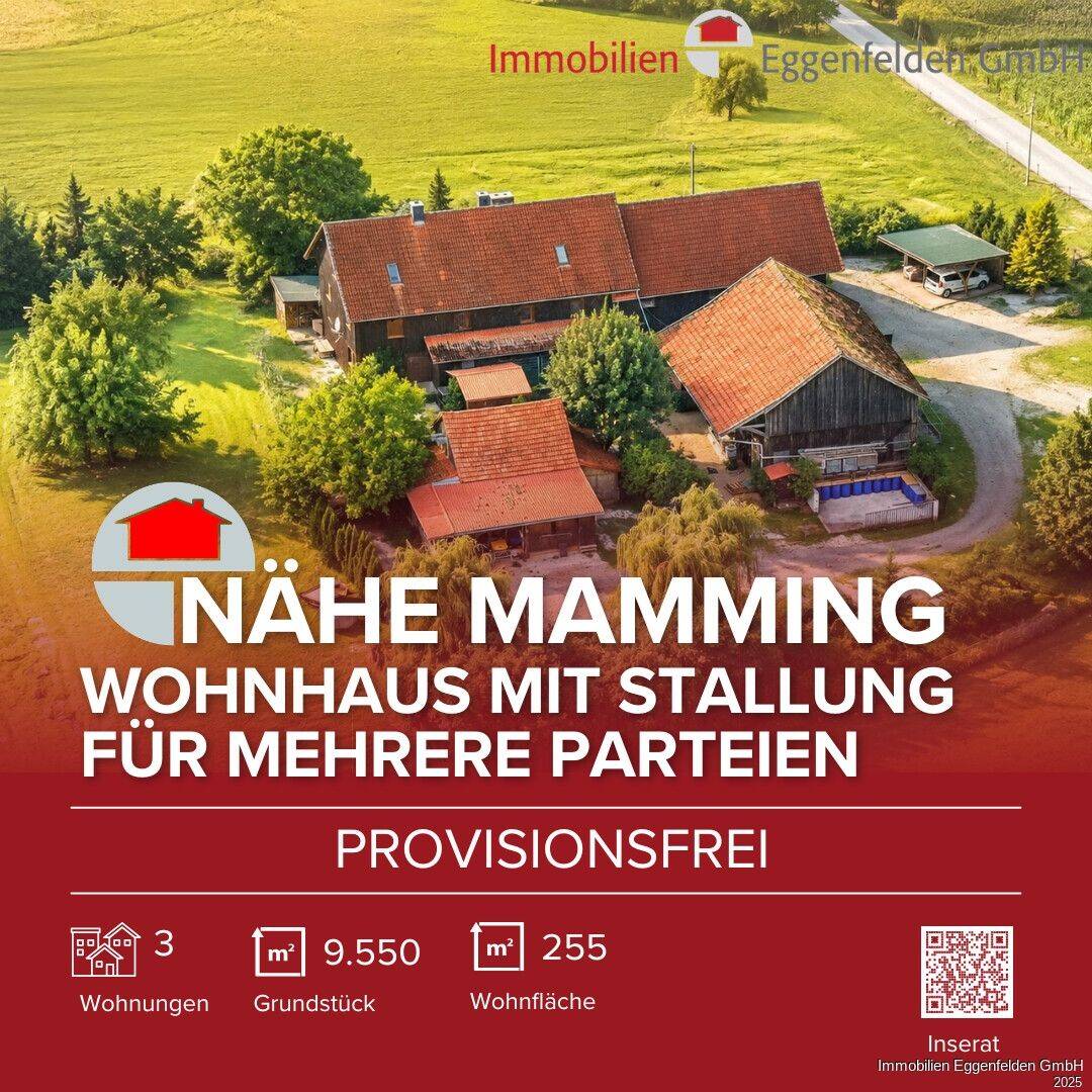Mamming! Hofstelle mit mehreren Wohneinheiten am Lande (260727), 94437 Mamming