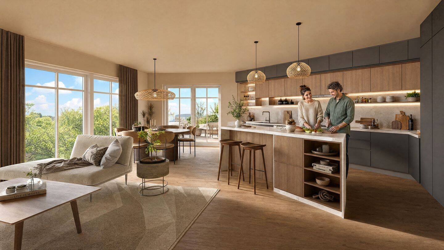 114,40 m² mit großzügigem Balkon, zwei Schlafzimmern und Gäste-/ Arbeitszimmer – QNG ab 1,69 % p. a., 33649 Bielefeld (Brackwede Holtkamp Quelle Ummeln)