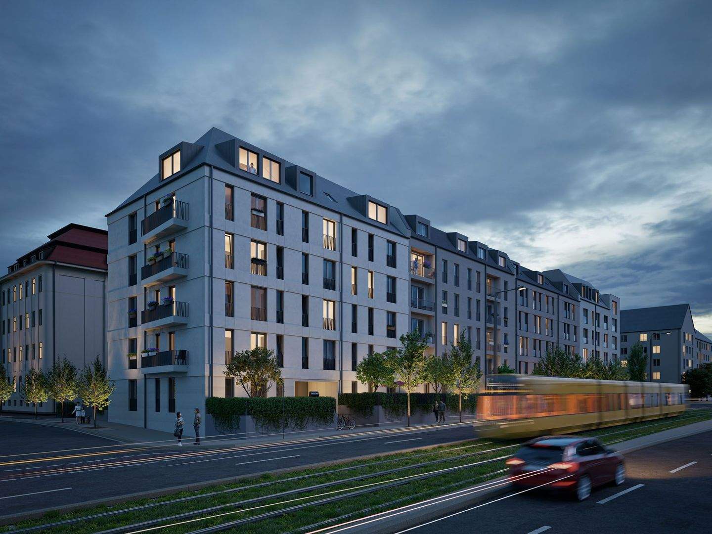 Geräumige 2-Zimmer-Wohnung in Dresden – Friedrichstadt – FröbelHöfe – 8.0.1., 1159 Dresden