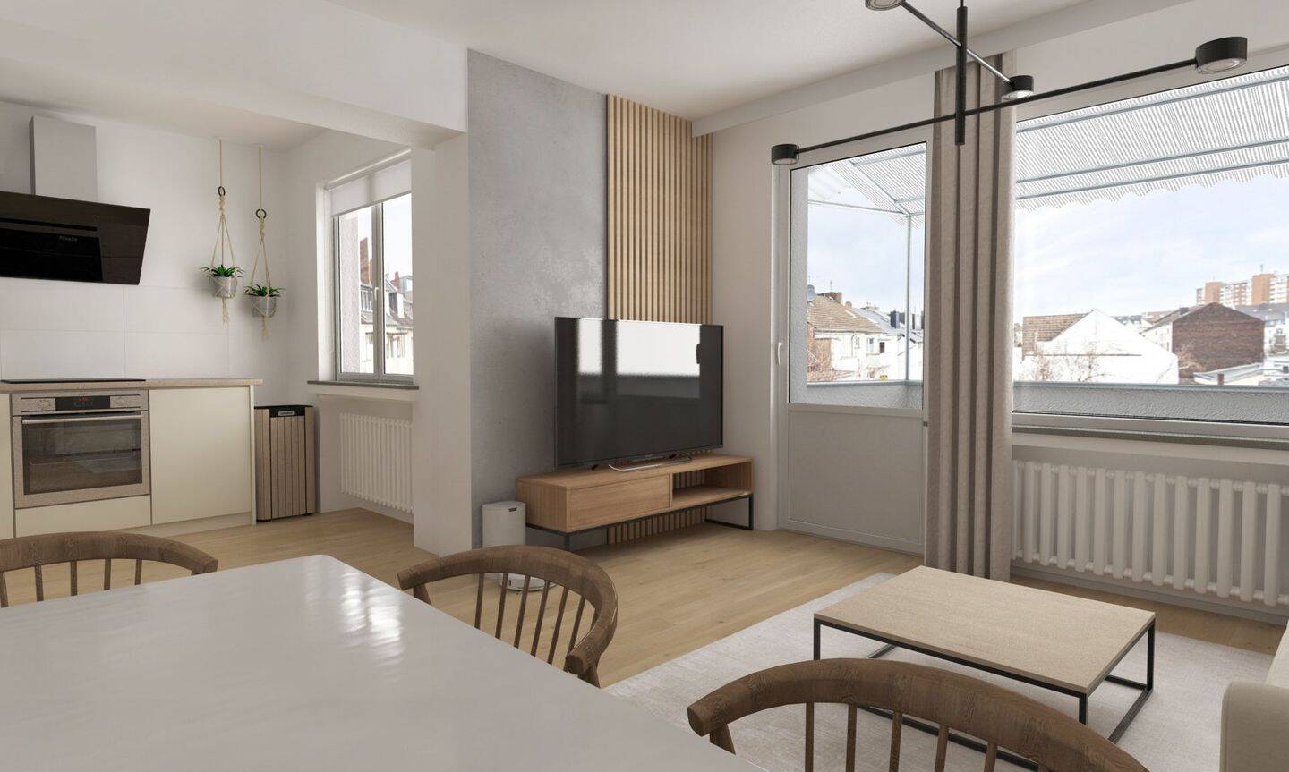 Attraktive 3-Zimmer-Wohnung in Düsseltal – mit Balkon & Loggia, 40239 Düsseldorf (Düsseltal Mörsenbroich)
