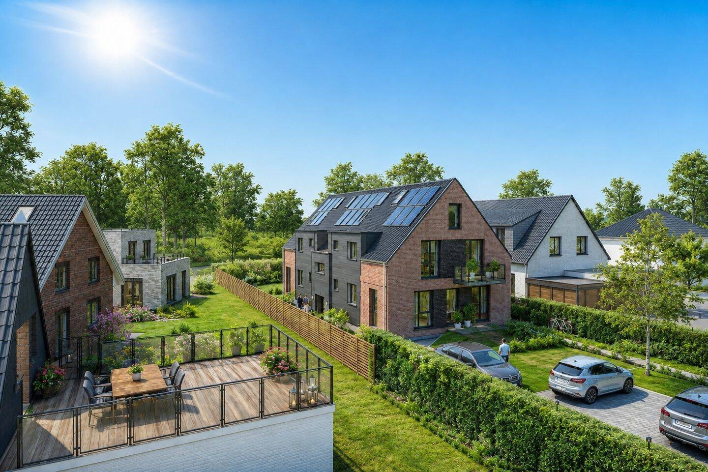 Familienfreundliche Neubauwohnung in Wellingsbüttel: 4 Zimmer mit Balkon und Stellplatz, 22393 Hamburg (Wandsbek Bramfeld Poppenbüttel Sasel Wellingsbüttel)