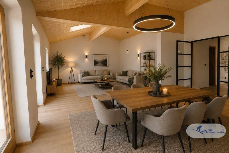 Luxuriös sanierte 3-Zimmer-Erdgeschosswohnung in Bernau am Chiemsee, 83233 Bernau a. Chiemsee (Bernau)