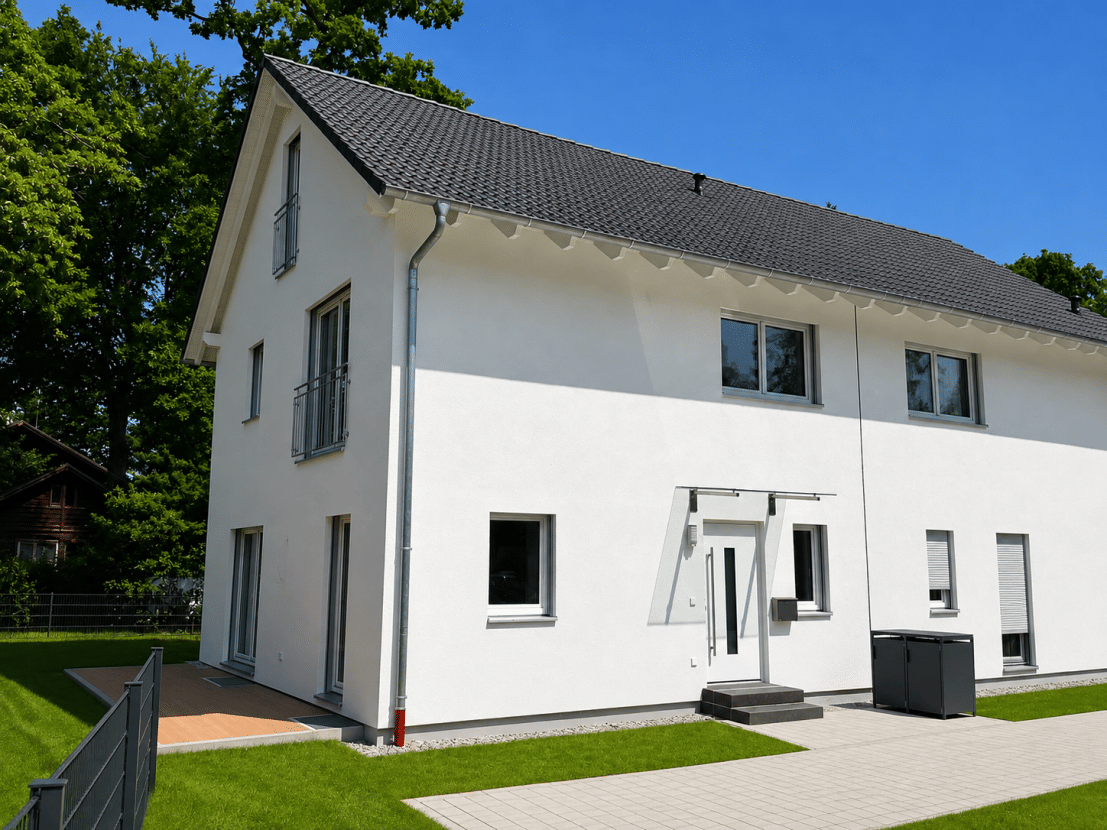 Einziehen & wohlfühlen: Moderne Neubau-Doppelhaushälfte mit eigenem Garten in Baldham, 85598 Vaterstetten