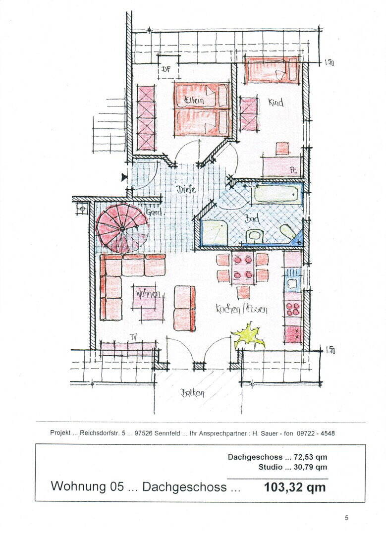 Neuwertige Exclusive/Moderne/Helle Maisonettwohnung 4 Zimmer im Neubaugebiet Sennfeld/Rempertshag, 97526 Sennfeld