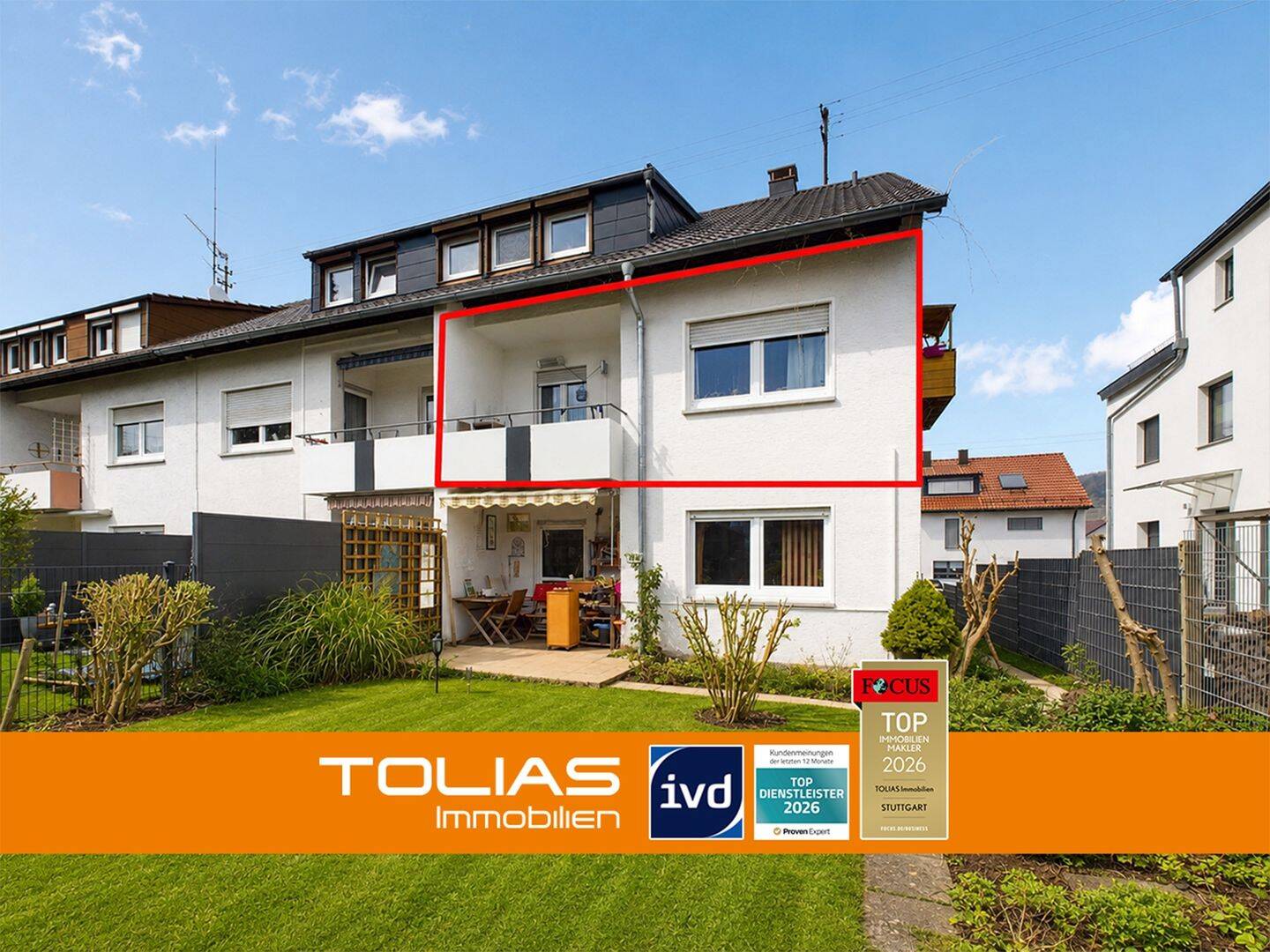 Pures Remstal-Gefühl: 3-Zimmer in Korb mit Stellplatz & zwei Balkonen, 71404 Korb