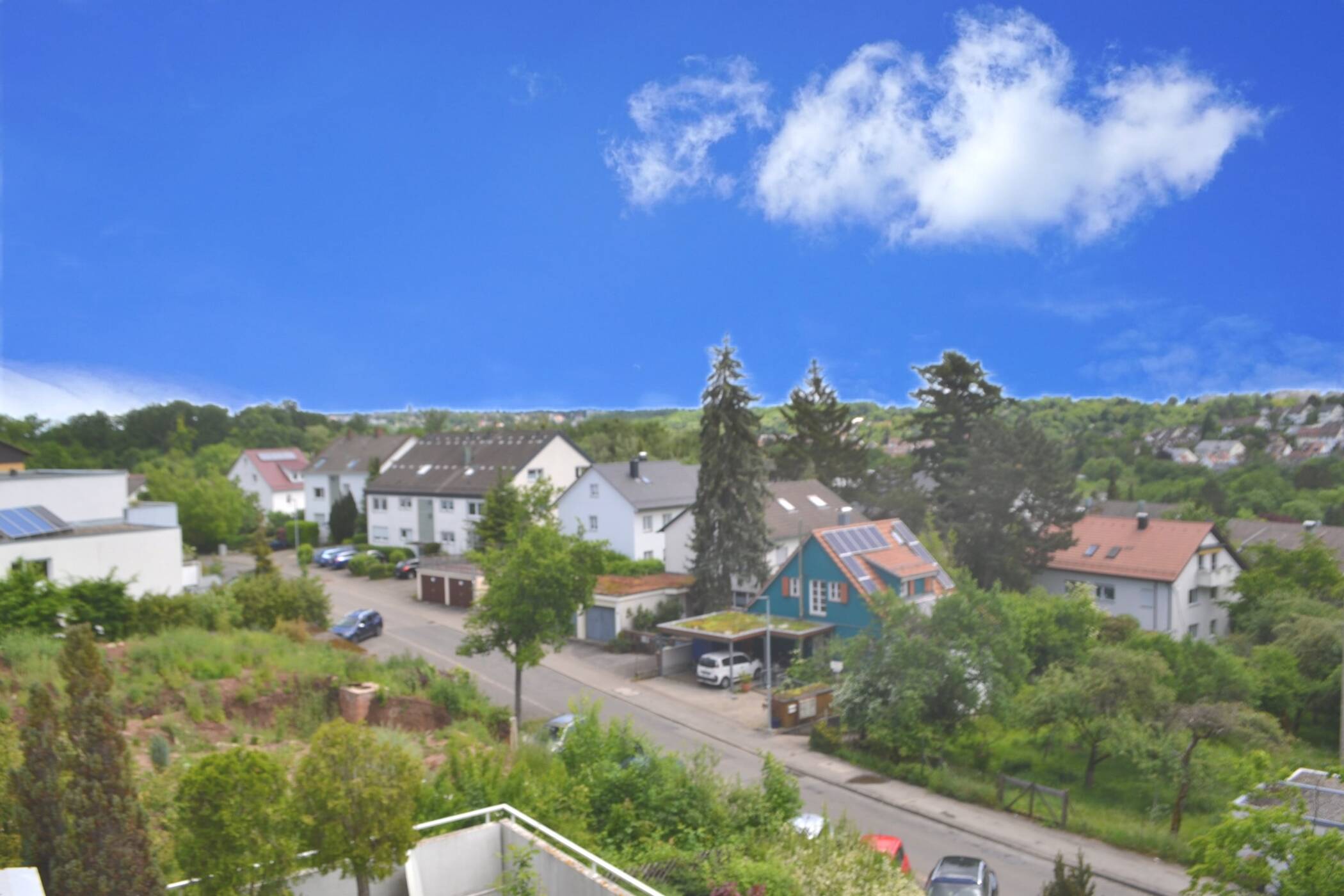 Traumhafte Aussicht im Dachswald – Alternative zum Penthouse – 52qm Aussichtsterrasse, Sauna, 70569 Stuttgart (Büsnau Kaltental Vaihingen)