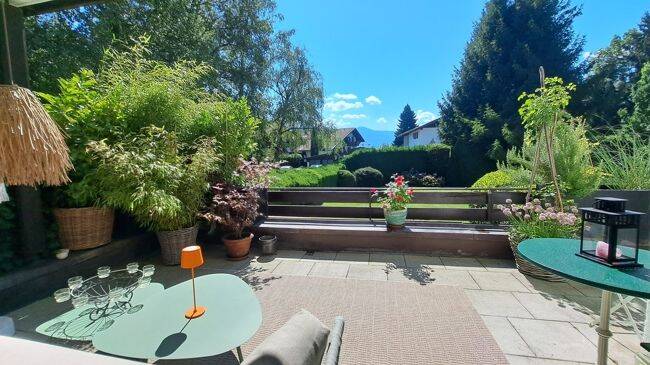 Bad Wiessee – Toplage – Charmante u. ruhige 2-Zi.-EG-Wohnung, Süd-Terrasse, nur 1 Min. zum See!, 83707 Bad Wiessee