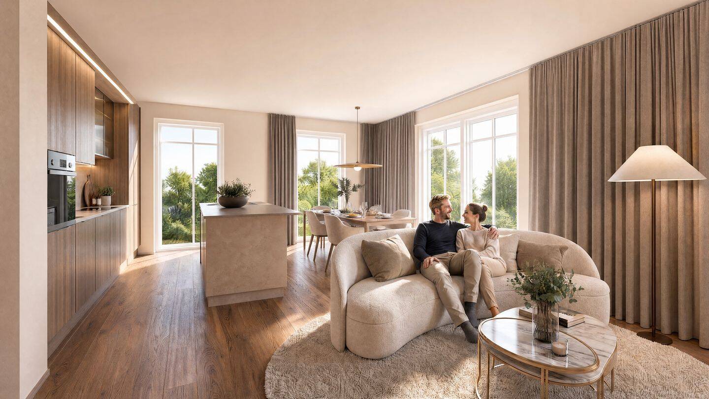 Familienfreundliche 4-Zimmer-Wohnung mit Balkon und flexibler Raumaufteilung – QNG ab 1,69 % p. a., 33649 Bielefeld (Brackwede Holtkamp Quelle Ummeln)