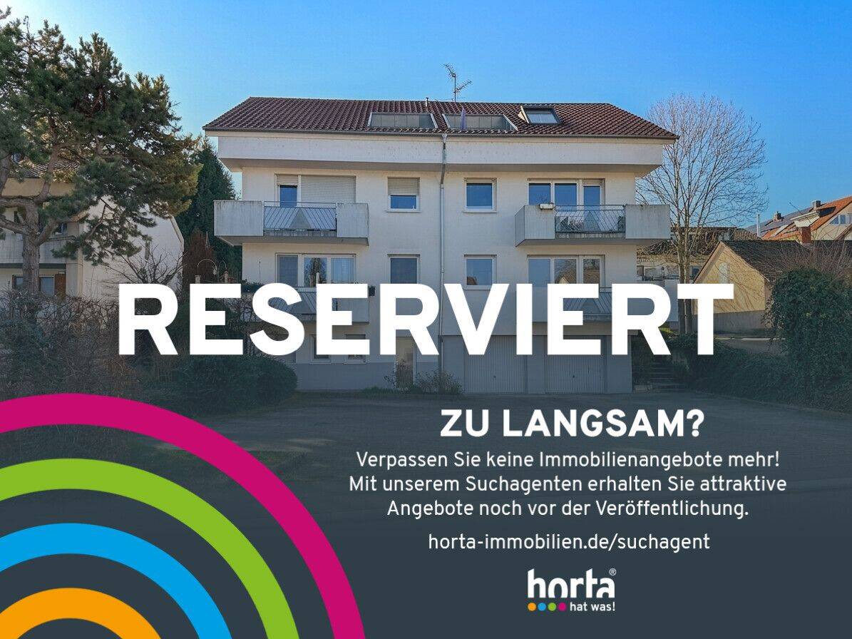RESERVIERT: Bezugsfreie 3-Zimmer-Wohnung im Hochparterre mit Balkon in Konstanz-Litzelstetten, 78465 Konstanz