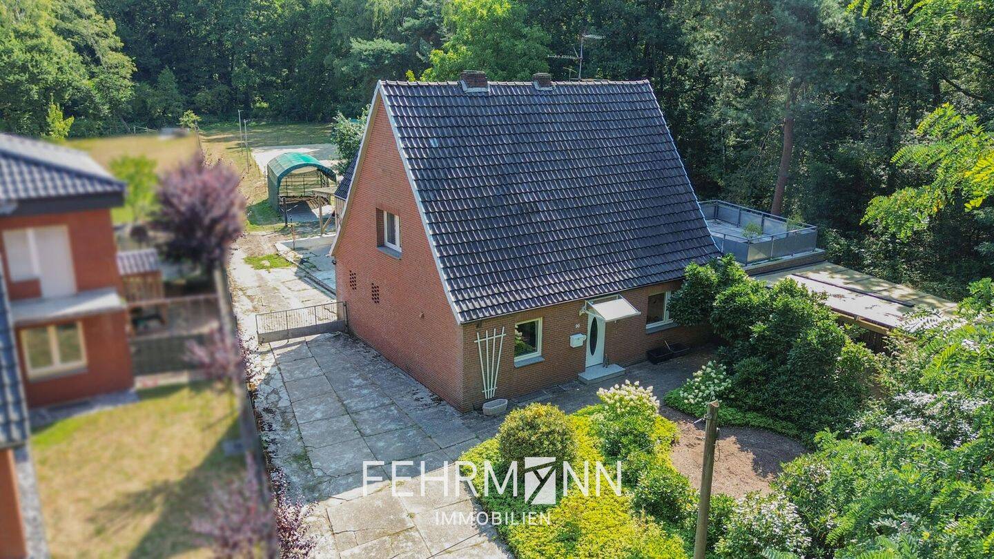 Achtung Pferdeliebhaber-Einfamilienhaus mit Garage, Pferdestall und Reitplatz in der Metelener Heide zum Kauf, 48629 Metelen