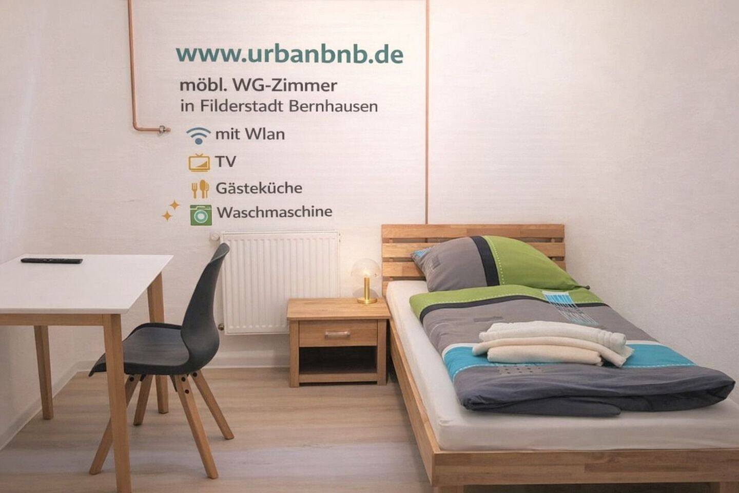 WG Zimmer in Filderstadt Bernhausen für Wohnen auf Zeit, 70794 Filderstadt