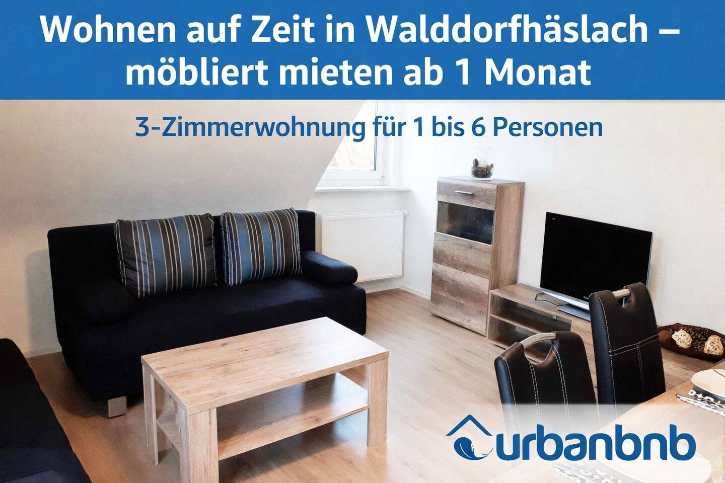 Wohnen auf Zeit in Walddorfhäslach – möbliert mieten ab 1 Monat, 72141 Walddorfhäslach