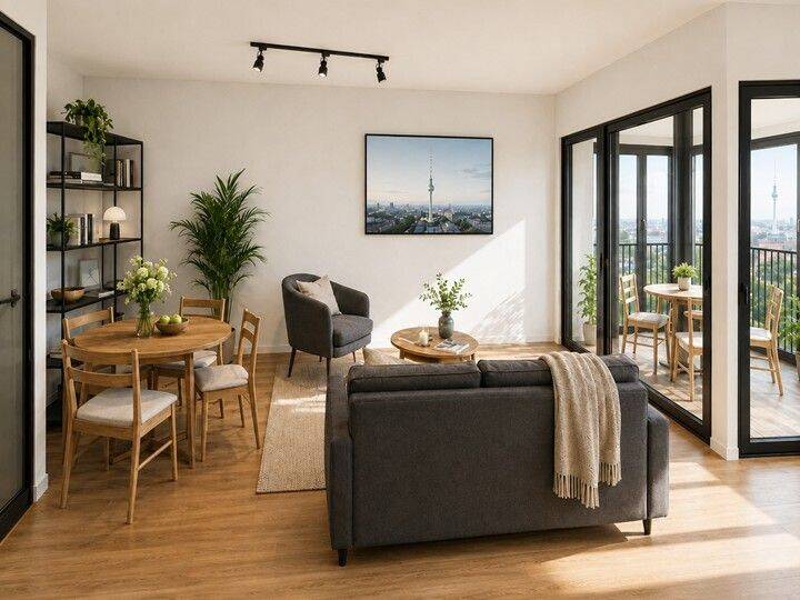 KfW 55 Effizienzhaus: SCHÖNEBERG: LUXUS Neubau: 3-Zi-DACHGESCHOSS, 71 m² + 2 Bäder + 2 TERRASSEN, 10965 Berlin (Friedrichshain-Kreuzberg Kreuzberg Neukölln Schöneberg Tempelhof)