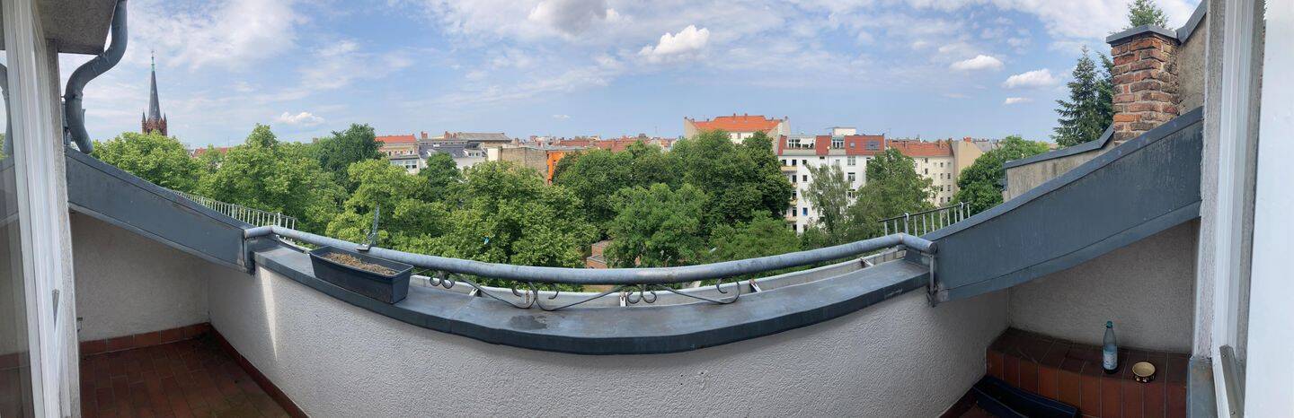 Wohnen auf Zeit mit Dachterrasse und Weitblick im Herzen von Neukölln, 12055 Berlin (Neukölln)
