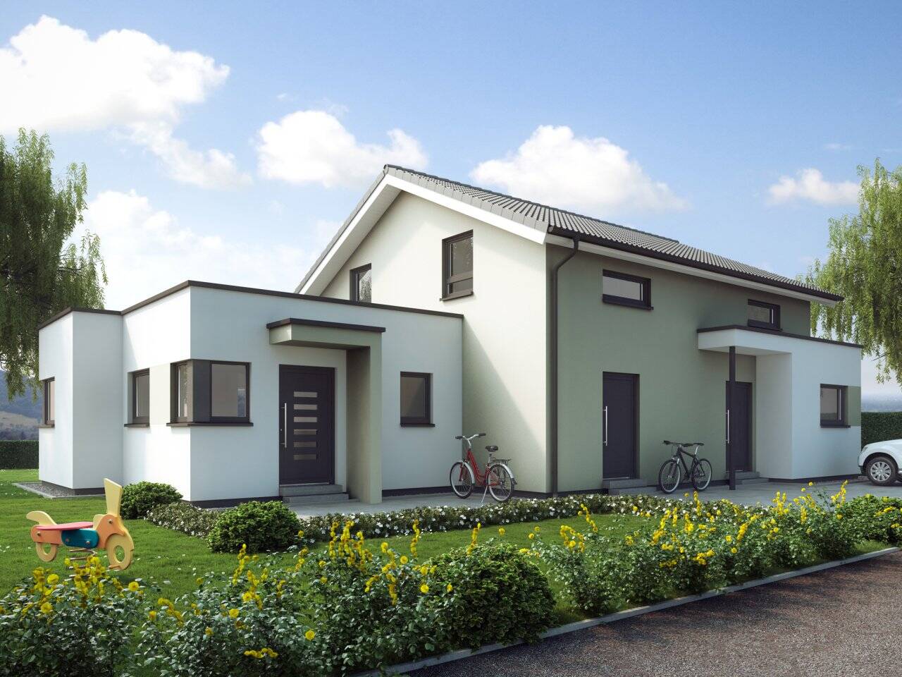 Doppelt hält besser – 183 qm Wohnfreude mit Einliegerwohnung!, 1471 Radeburg
