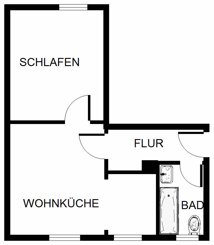2-Zimmer-Wohnung in Bergkamen City.. und das Laminat ist neu!!, 59192 Bergkamen