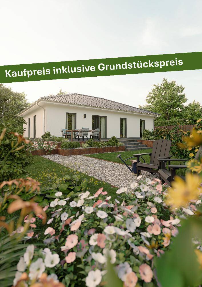 Mit Grundstück: Der Bungalow mit dem charmanten Walmdach – stufenlos glücklich sein in Groß Twülpstedt OT Groß Sisbeck, 38464 Groß Twülpstedt