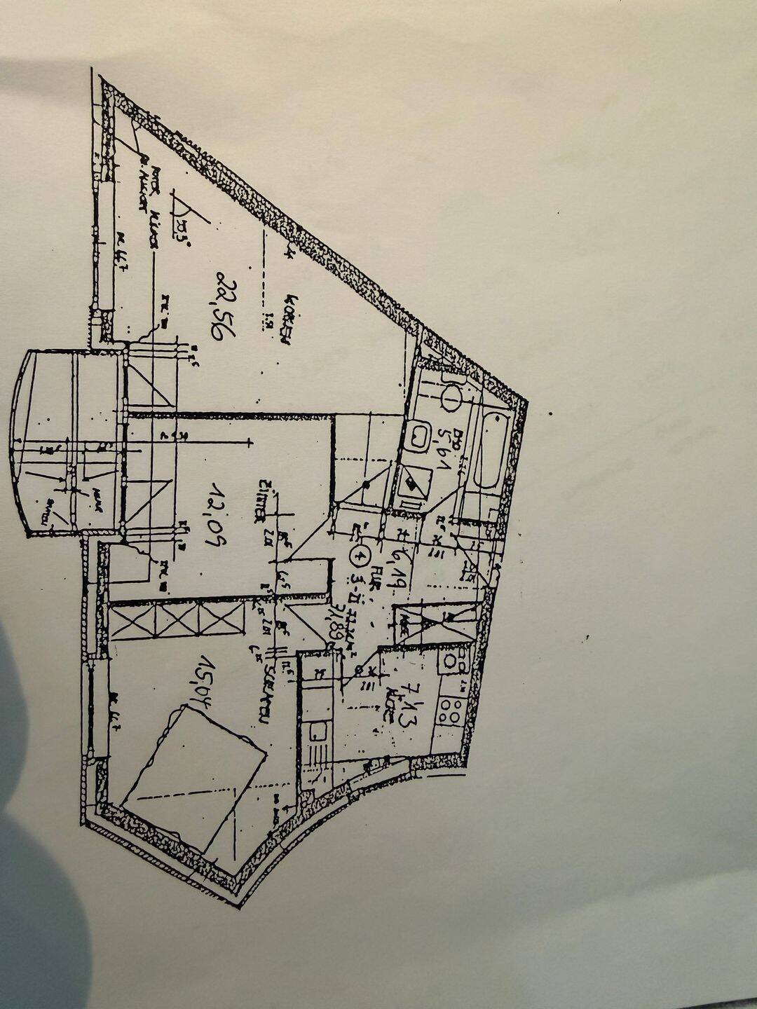 3 Zi. Blk. Bergedorfer Schloßstr. 12 zum 01.10., 21029 Hamburg (Bergedorf Altengamme Curslack)