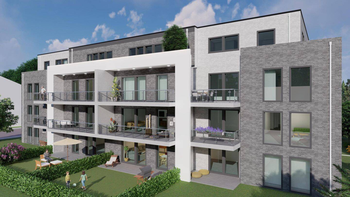 Kleine Penthouse Wohnung mit Terrasse – Erdwärme, Aufzug, Stellplatz usw., 41179 Mönchengladbach
