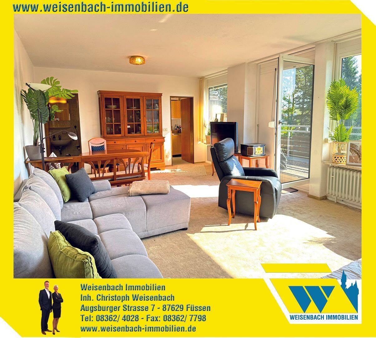 Wohnen, wo andere Urlaub machen – Möbliertes Apartment mit Wellnessbereich und Alpenblick in Füssen-Weißensee, 87629 Füssen
