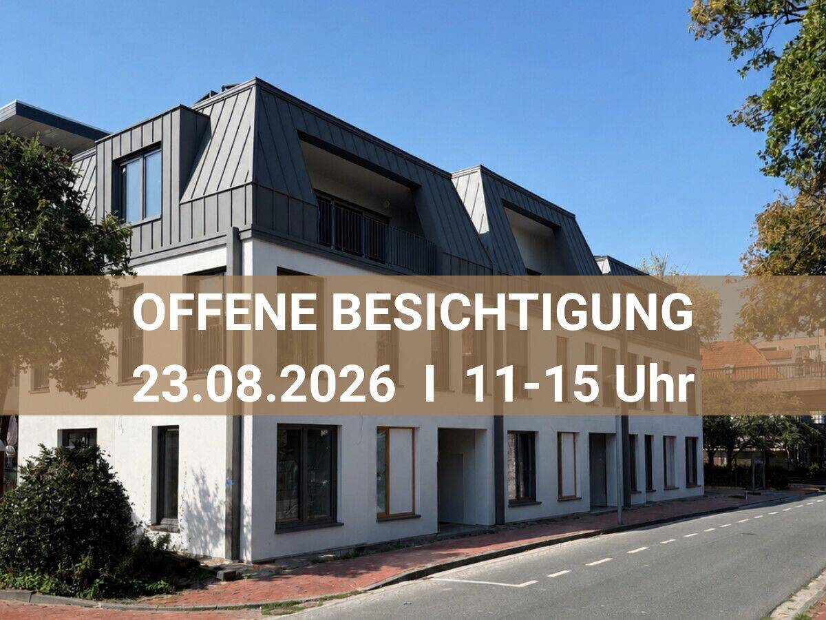 KANALBLICK: Exklusives Reihenmittelhaus am Kanal in Innenstadtnähe – Neubau und Erstbezug!, 26135 Oldenburg (Oldb) (Kreyenbrück Krusenbusch Neuenwege Osternburg Tweelbäke)