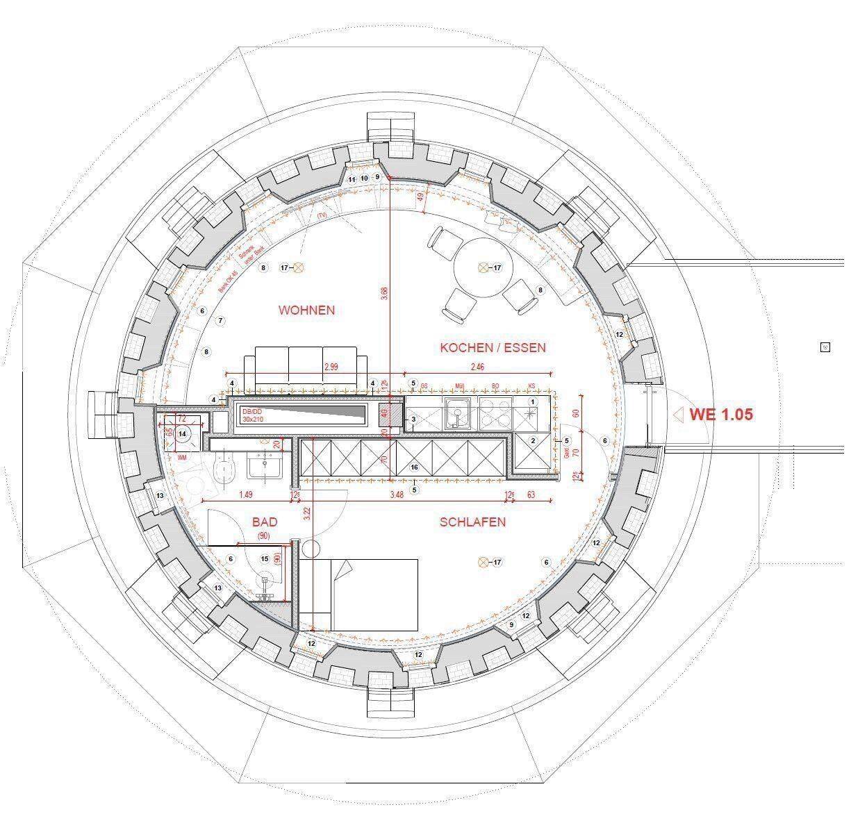 Möblierte 2-Zimmer-Wohnung mit TG-Stellplatz – Berlin Altglienicke – unbefristet, 12524 Berlin (Treptow-Köpenick Altglienicke Kleingartenanlage Falkenbrunn 1)