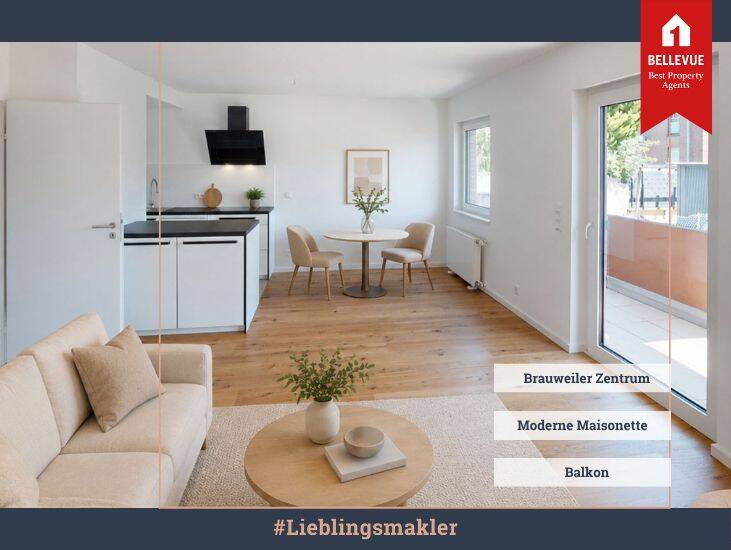 Brauweiler Zentrum || Moderne Maisonette || Balkon || Einzugsbereit, 50259 Pulheim