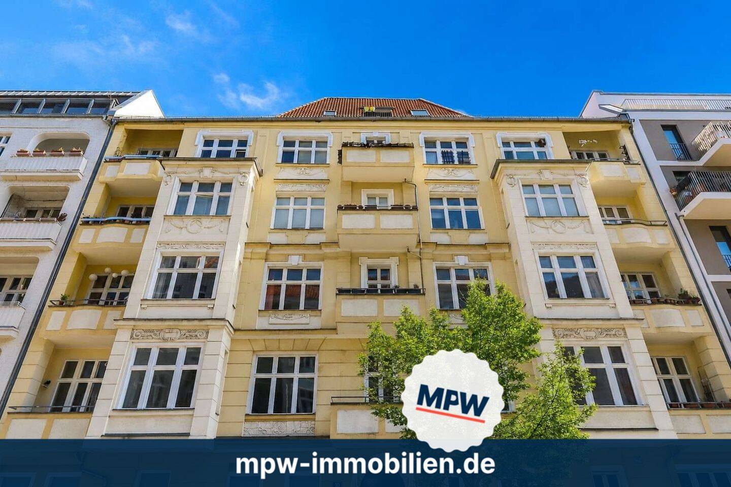 BEZUGSFREI & EINZUGSBEREIT: 100 m² Altbau mit West-Loggia, 10439 Berlin (Pankow Prenzlauer Berg)