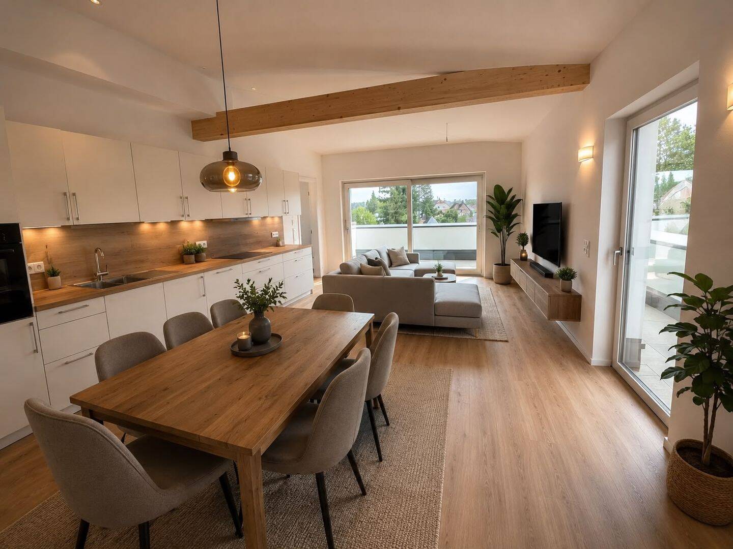 Exklusives Penthouse (Neubau) mit großzügiger Dachterrasse in begehrter Innenstadtlage von Deggendorf, 94469 Deggendorf