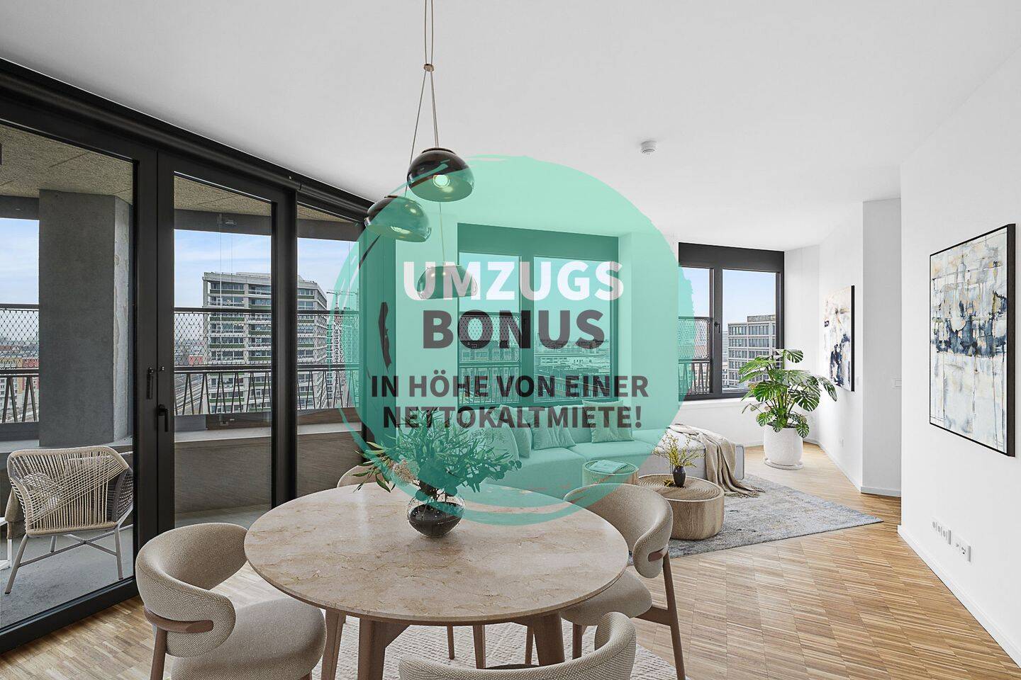 Exklusives 3-Zimmer-Apartment über den Dächern von Berlin, 10557 Berlin (Mitte Hansaviertel Moabit Tiergarten)